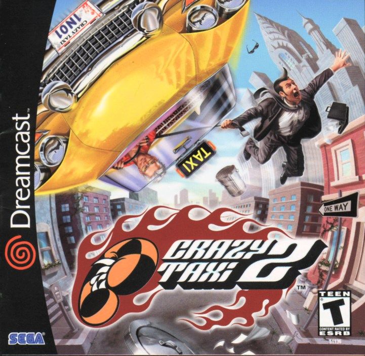 Taxi 2 box art for Sega Dreamcast